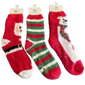 NWT Christopher & Banks Holiday Socks - 3 pairs